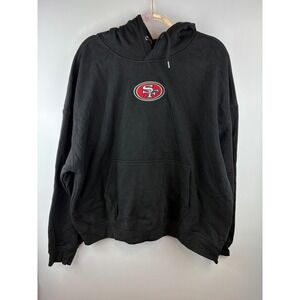 Ultra Game NFL San Francisco 49ers Hoodie XL NWT Black Streetwear Y2K Skater XL